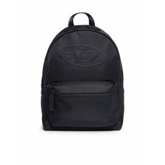 Рюкзак DIESEL Woval, фактура тиснение, черный
