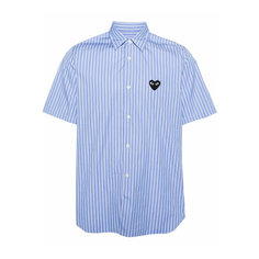 Рубашка Comme des Garcons PLAY, размер L, cиний