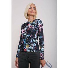 Лонгслив A-A Awesome Apparel by Ksenia Avakyan, размер 50, , черный/фиолетовый