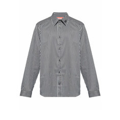 Рубашка DIESEL S-Turner-Stripe-D, размер 48 IT, черный