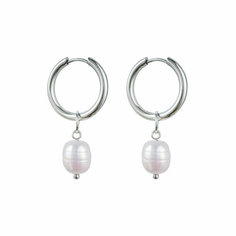 Серьги конго, с подвесками Strekoza Collection, жемчуг пресноводный культивированный, жемчуг пресноводный, жемчуг культивированный, размер 21 мм, белый/серебристый
