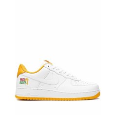 Кроссовки NIKE Air Force 1, размер 11.5 US, серебристый