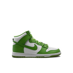 Кроссовки NIKE Dunk High, размер 14 US, серебристый