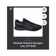 Кроссовки Reebok, размер 41 EU, черный