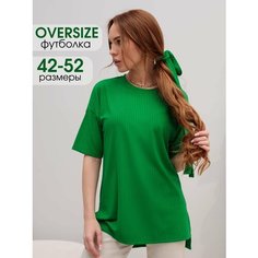 Футболка JULSEE ONE, 1 шт., размер 42-44, зеленый