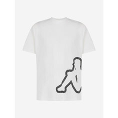 Футболка Kappa Logo MP Mens Short sleeve t-shirts, размер 44/46, белый