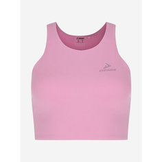 Топ спортивный Demix W D Yoga CoverLux Longline Bra, размер 46, орхидея