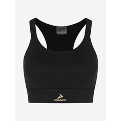 Топ спортивный Demix W D Running Trail Rapid Bra, размер 46, черный