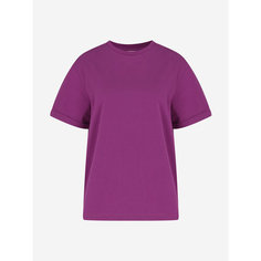 Футболка Demix W D Basic Solid Loose T-shirt, размер 50/52, фиолетовый