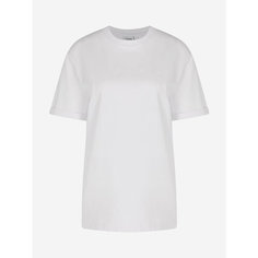 Футболка Demix W D Basic Solid Loose T-shirt, размер 50/52, белый