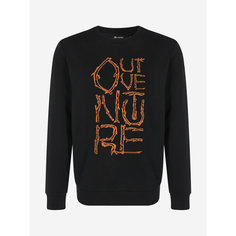 Свитшот OUTVENTURE Travel Mens Sweatshirt, размер 50, , черный