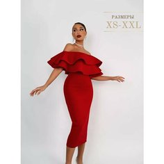 Платье I LOVE SHOPPING Осень-зима 2024, размер S, красный