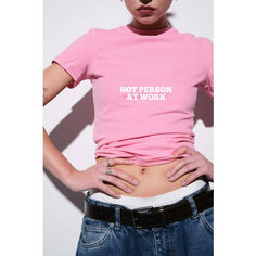 Футболка BYGG, 1 шт., размер XS/S, розовый