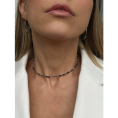 Чокер LU Jewel, длина 39 см, разноцветный