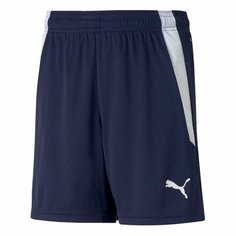 Шорты спортивные PUMA teamLIGA, размер 140, темно-синий