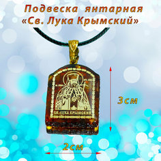 Колье, янтарь, коричневый, золотой T&Z Mineral