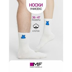 Носки MARK FORMELLE Унисекс, размер 23-25, белый