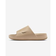 Шлёпанцы NIKE Calm, размер 10 US, бежевый