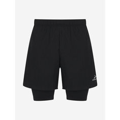 Шорты Demix M D Running Urban PP 2in1 Shorts, размер 44, черный