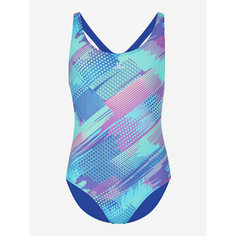 Купальник Joss Girls Training All-Over Printed Swimsuit, размер 116, фиолетовый