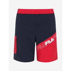 Шорты для плавания Fila Boys Color-block Swim Shorts 39 cm, размер 122/128, cиний