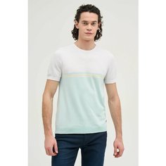 Джемпер U.S. POLO ASSN., размер L, , белый/бирюзовый