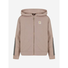 Толстовка Fila Sport Style Girls FZ Jumper, размер 122/128, бежевый