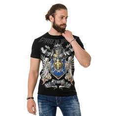 Футболка Cipo & Baxx, размер M, черный