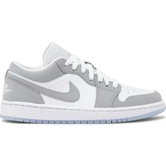 Кроссовки Jordan Air Jordan 1 Low, размер 38,5 EU, wolf grey