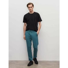 Брюки спортивные JUST CLOTHES Зелёный. Декор термологотип. Пояс резинка, шнурок. Карманы спереди 2 б/заст, сзади нет. Д 102см., размер M, зелёный