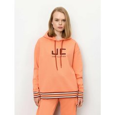 Худи JUST CLOTHES, размер XS, , оранжевый