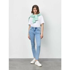 Джинсы скинни JUST CLOTHES, размер 29, голубой