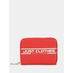 Кошелек JUST CLOTHES, фактура гладкая, красный