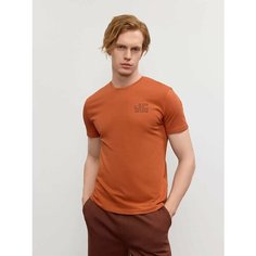 Футболка JUST CLOTHES, 1 шт., размер XXL, терракотовый