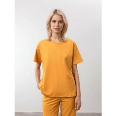 Футболка JUST CLOTHES, 1 шт., размер L, желтый