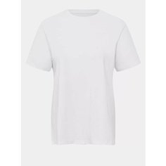 Футболка JUST CLOTHES, 1 шт., размер S, белый