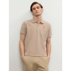 Поло JUST CLOTHES, 1 шт., размер M, бежевый