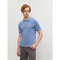 Поло JUST CLOTHES, 1 шт., размер XXL, голубой