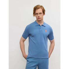 Поло JUST CLOTHES, 1 шт., размер S, светло-синий