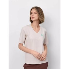 Футболка JUST CLOTHES, 1 шт., размер M, бежевый