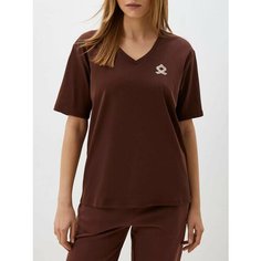 Футболка JUST CLOTHES, 1 шт., размер S, коричневый