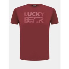 Футболка Lucky Bear, 1 шт., размер M, бордовый