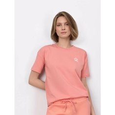 Футболка JUST CLOTHES, 1 шт., размер XS, коралловый