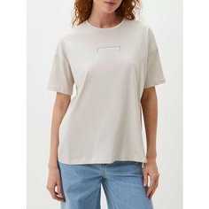 Футболка JUST CLOTHES, 1 шт., размер M, бежевый