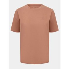 Футболка JUST CLOTHES, 1 шт., размер XS, коричневый