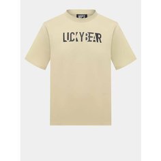 Футболка Lucky Bear, 1 шт., размер L, бежевый