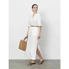 Платье JUST CLOTHES, размер 48, белый