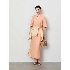 Платье JUST CLOTHES, размер 46, оранжевый