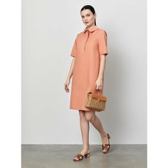 Платье JUST CLOTHES, размер 38, оранжевый
