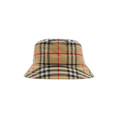 Панама BURBERRY Vintage Check для взрослых и детей, размер L, коричневый